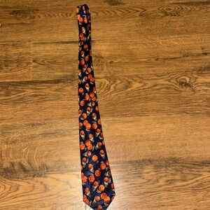 Navy blue Basketball neck tie
